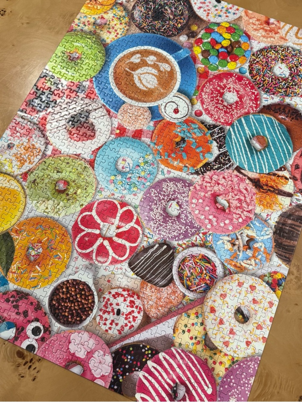 Donut Party 1000-Piece Puzzle - Colorful Donuts - Picture 8 of 8